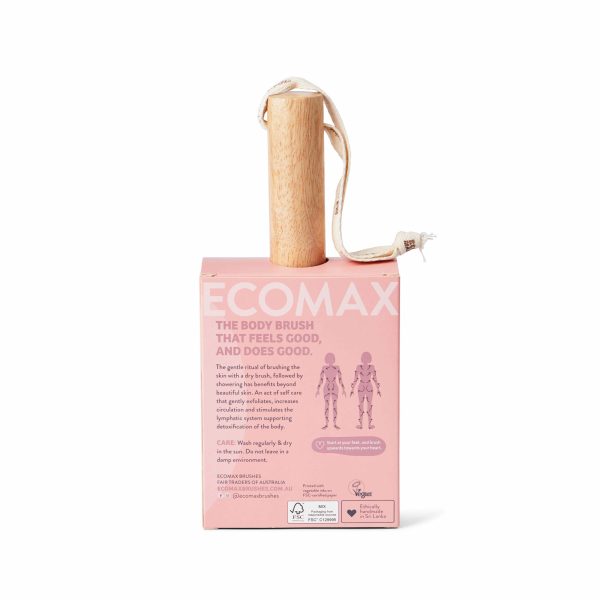 ECOMAX Spa - Firm Sisal Body Brush (Pink) - Image 4