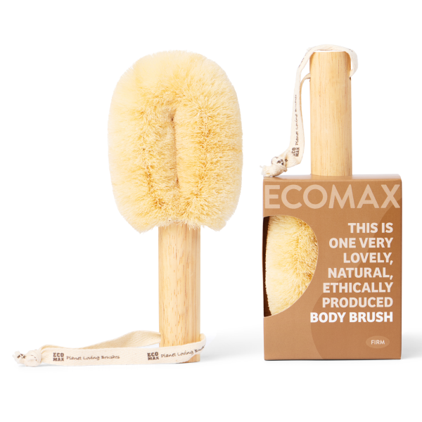 ECOMAX Spa - Firm Sisal Body Brush (Sand)
