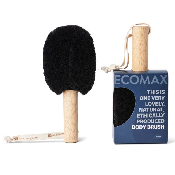 ECOMAX Spa - Firm Sisal Body Brush (Black)
