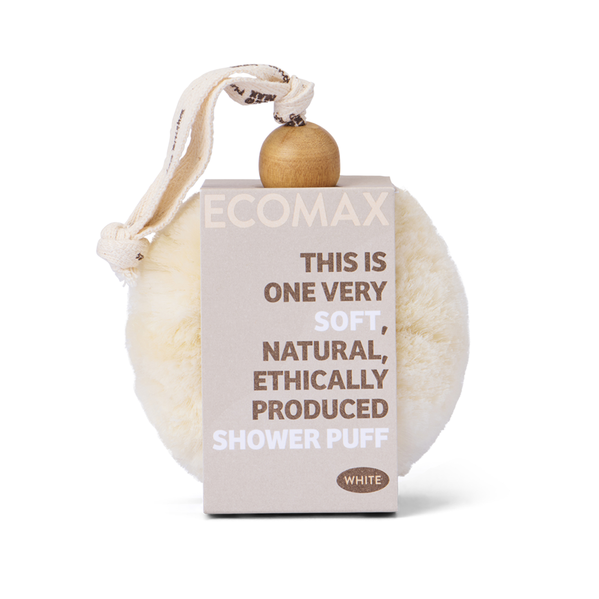 Shower Puff White