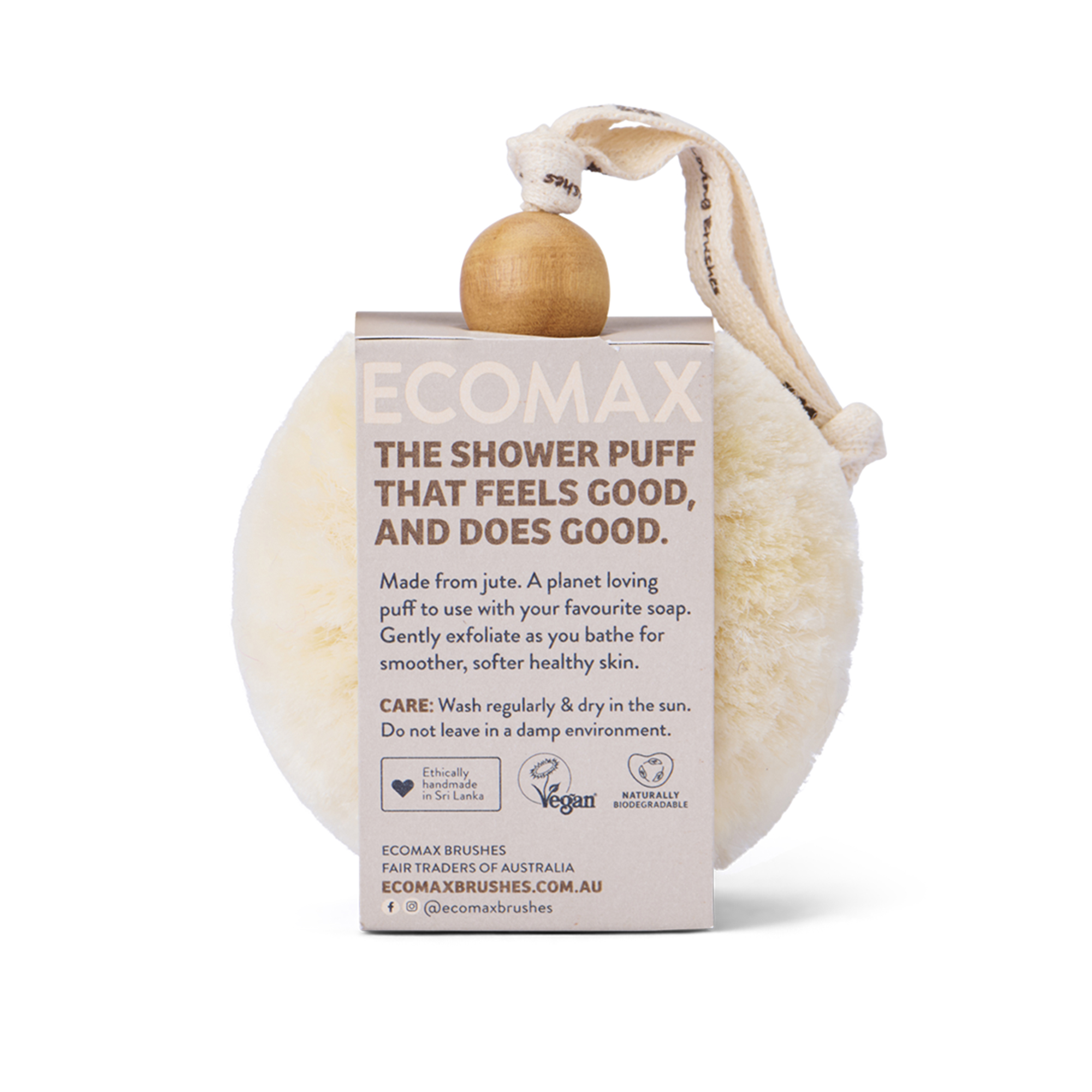 Shower Puff White - Image 5