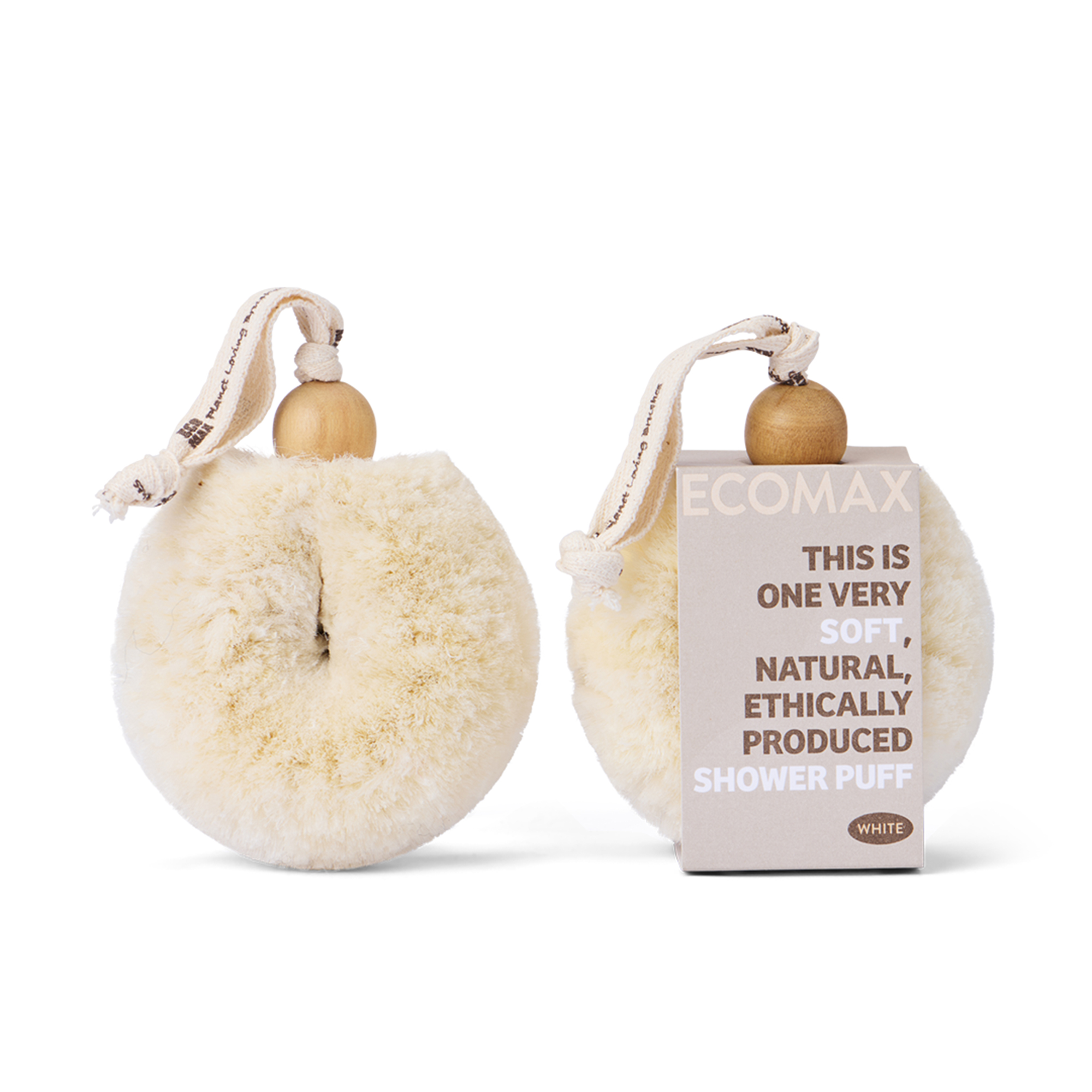 Shower Puff White - Image 3