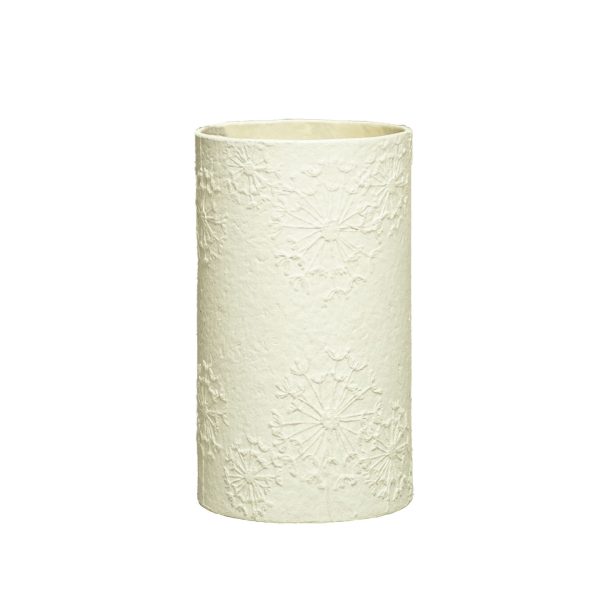White Dandelion Toilet Brush Holder