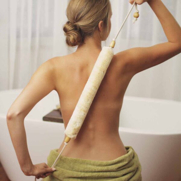 ECOMAX Back Brush w/Cotton Strings - Image 3