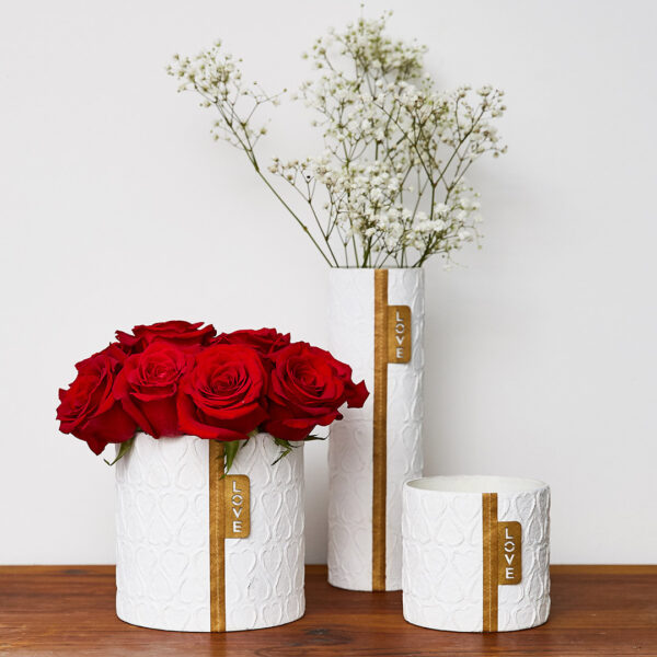 White Hearts Pots - Image 2