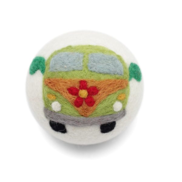 Wool Dryer Ball Kombi Green