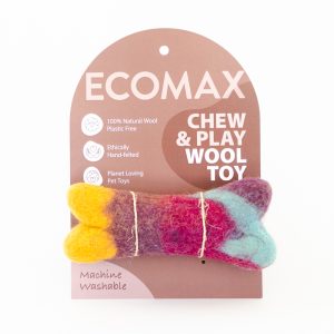 Chew & Play Wool Toy Rainbow Small