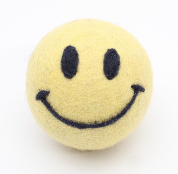 Wool Dryer Ball Emoji Smile