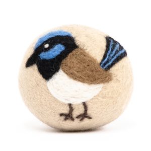Wool Dryer Ball Blue Wren