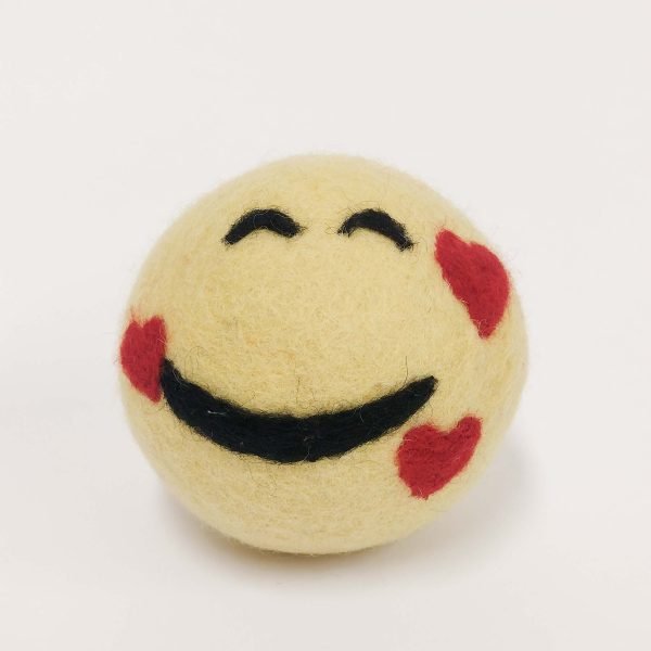 Wool Dryer Ball Emoji Love