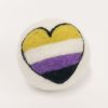 Wool Dryer Ball NonBinary Pride