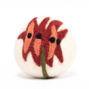 Wool Dryer Ball Sturt's Desert Pea